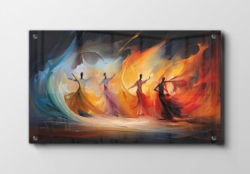 Flaming Veil Dance Plakat