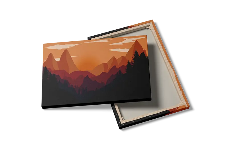 Crimson Mountain Horizon Plakat
