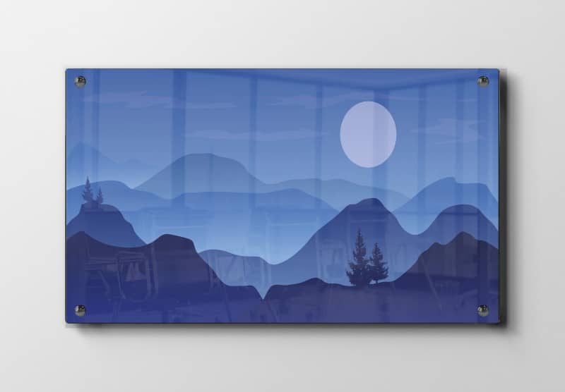 Midnight Mountain Veil Plakat