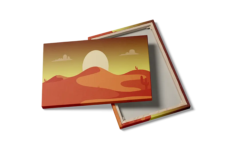 Sunset Desert Horizon Plakat