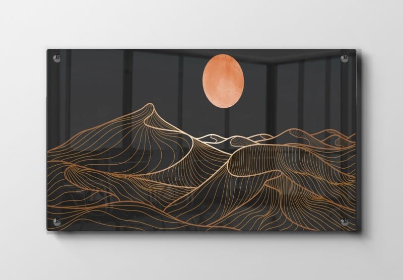 Contour Horizon Glow Plakat