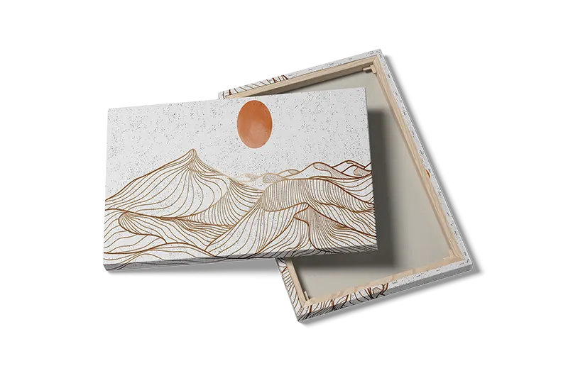 Sunlit Contour Waves Plakat