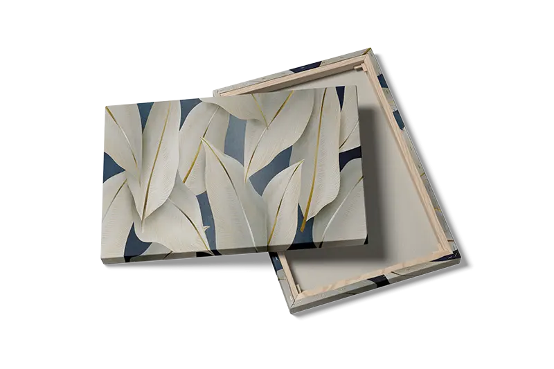 Whispering Ivory Leaves Plakat