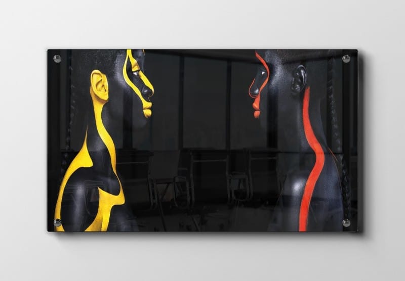 Dual Silhouette Contrast Plakat