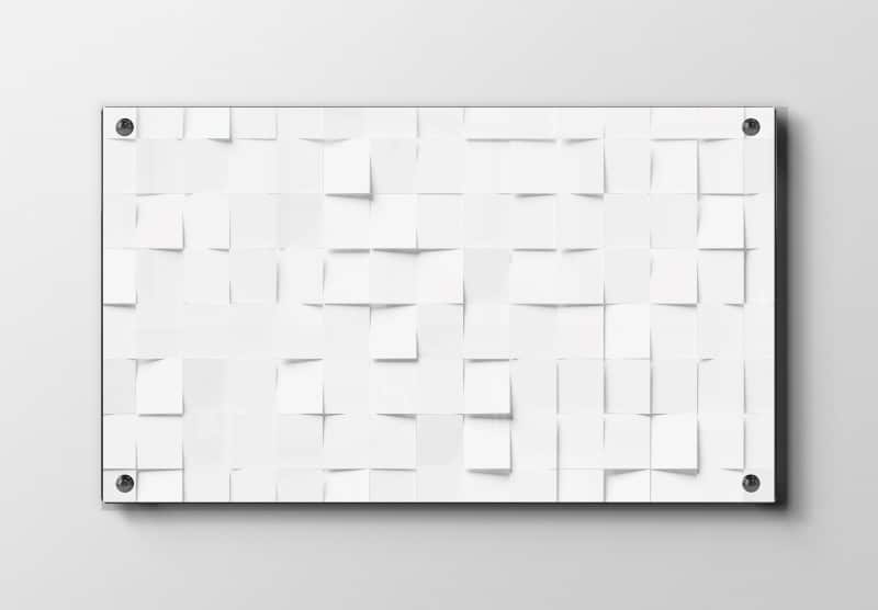 Folded Grid Texture Plakat
