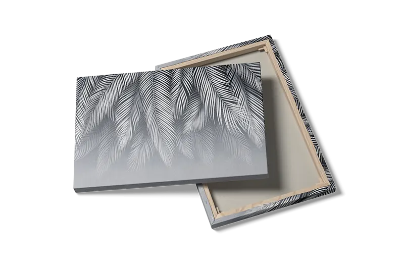 Silver Palm Veins Plakat