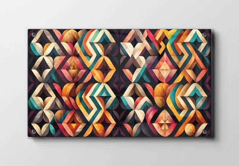 Chromatic Prism Patterns Plakat