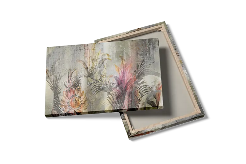 Faded Tropical Bloom Plakat