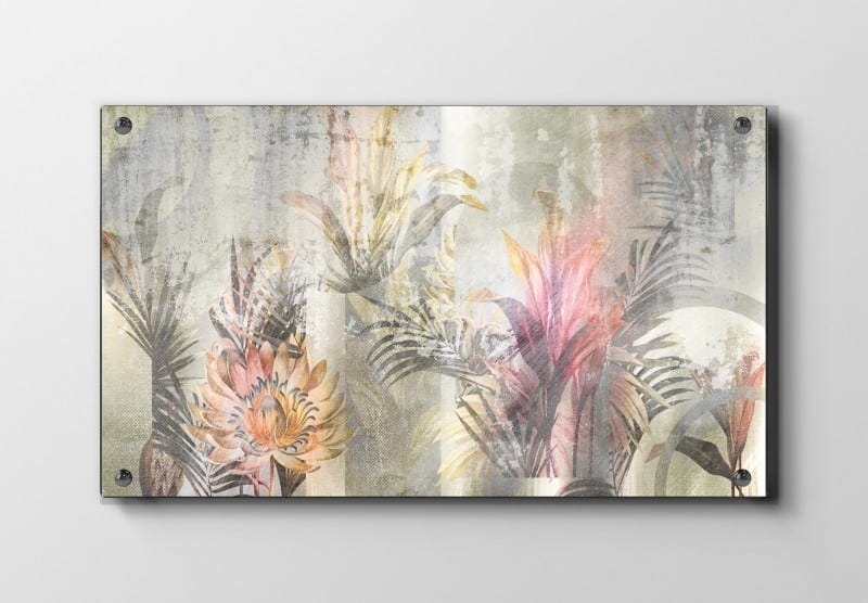 Faded Tropical Bloom Plakat