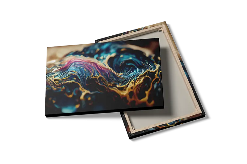 Luminous Fluid Veins Plakat
