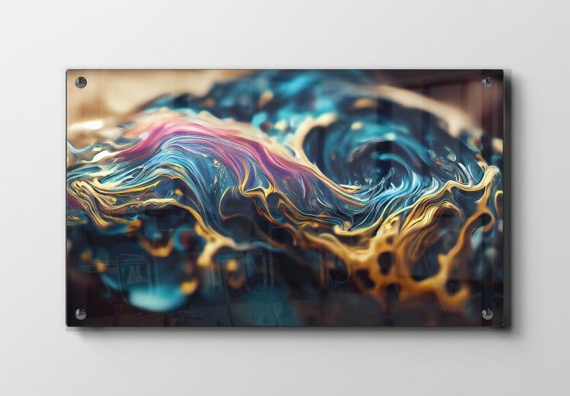 Luminous Fluid Veins Plakat