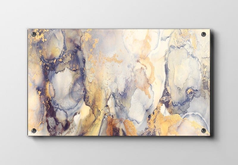 Golden Veins Flow Plakat