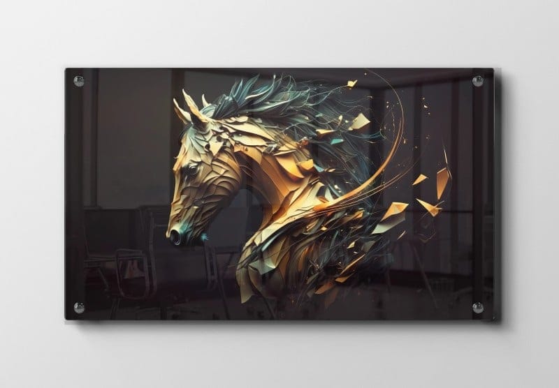 Fragmented Stallion Motion Plakat