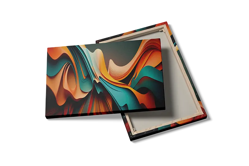 Curved Layers Flow Plakat