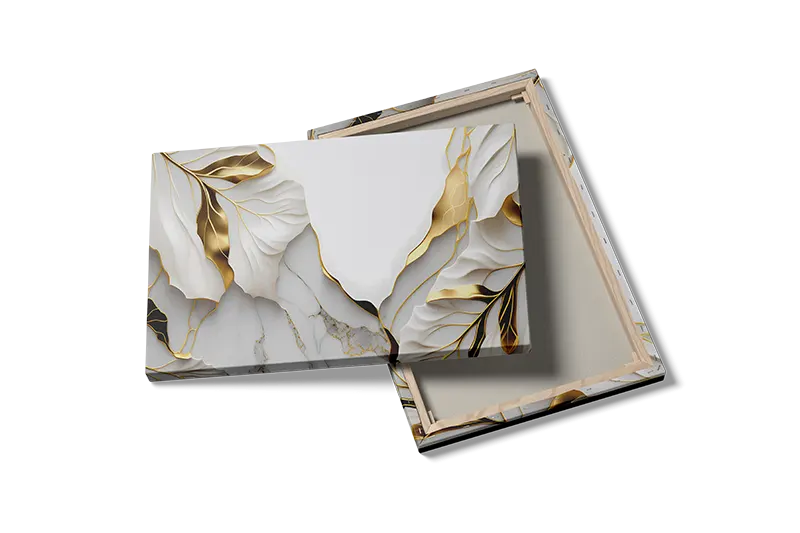Golden Vein Contours Plakat