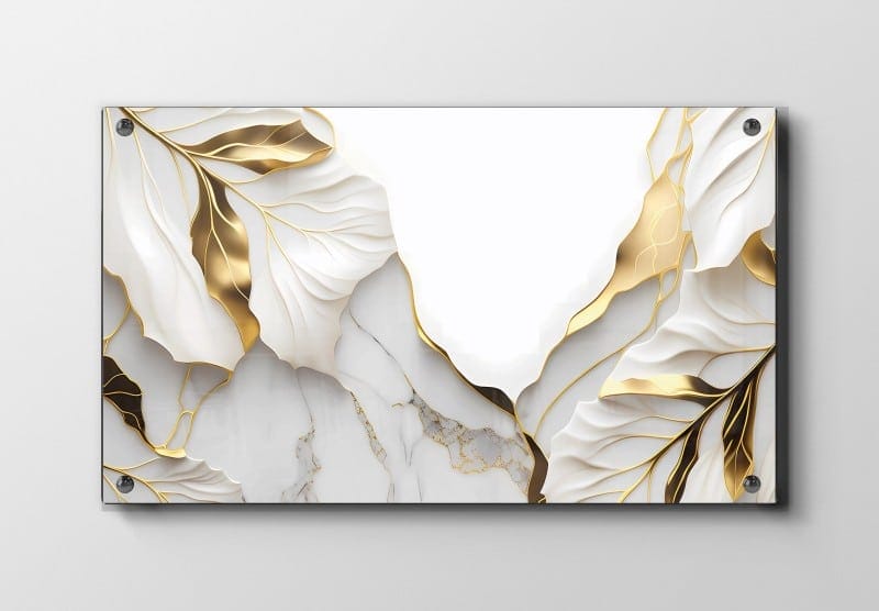 Golden Vein Contours Plakat