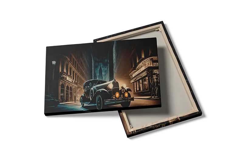 Vintage Night Drive Plakat