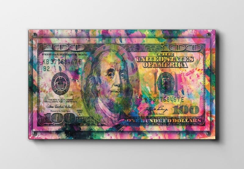 Vivid Currency Splash Plakat