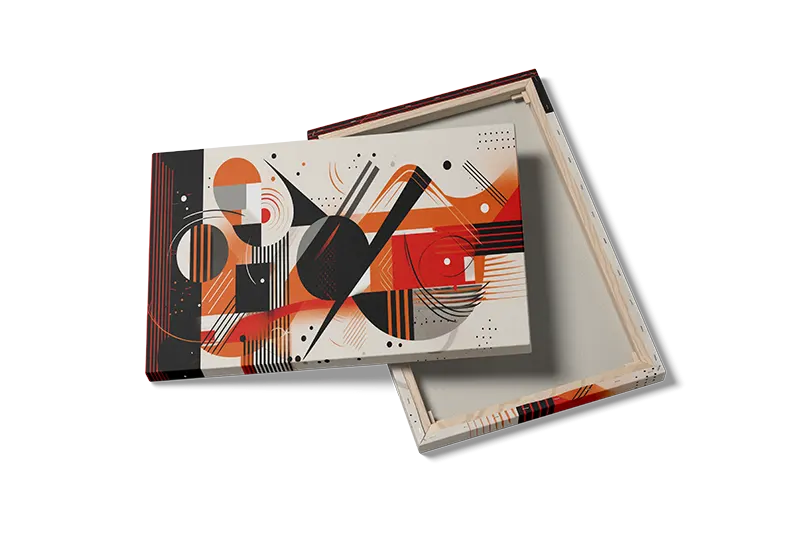 Crimson Circuit Layers Plakat
