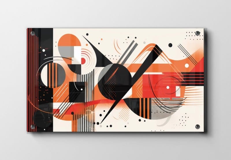 Crimson Circuit Layers Plakat