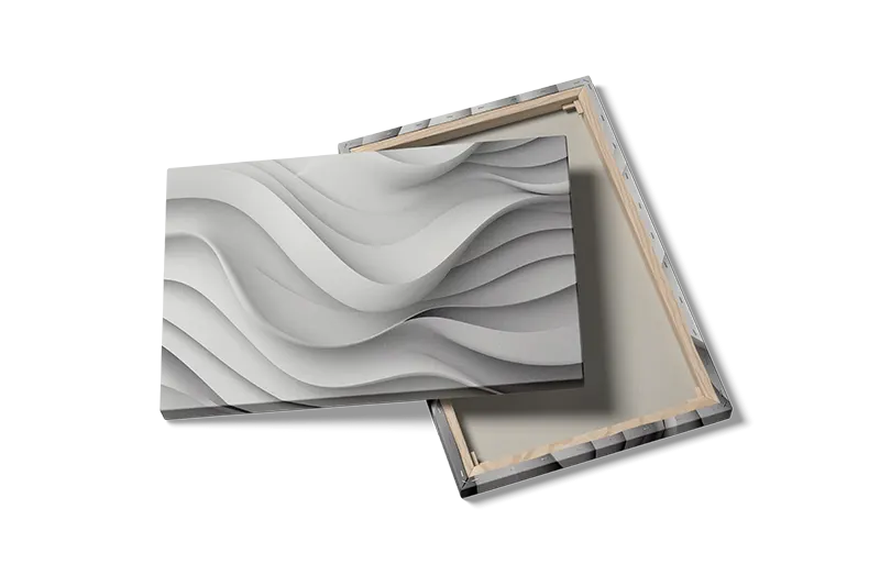 Layered Wave Contours Plakat
