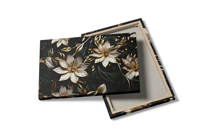 Golden Bloom Harmony Plakat