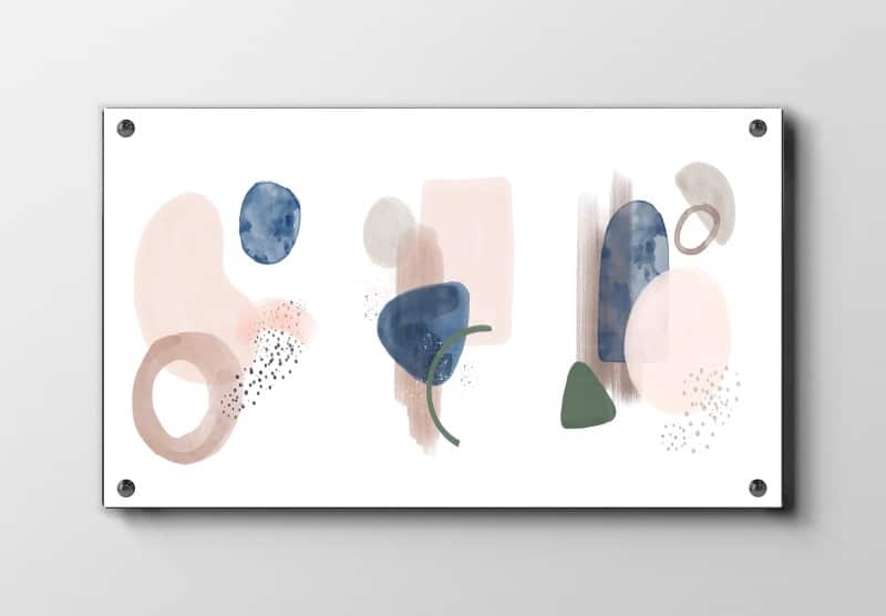 Muted Organic Shapes Plakat