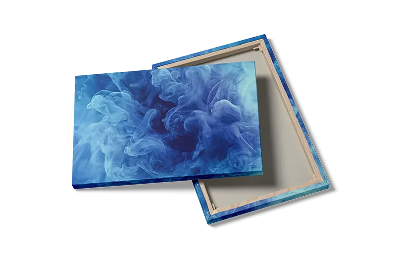 Blue Smoke Veins Plakat