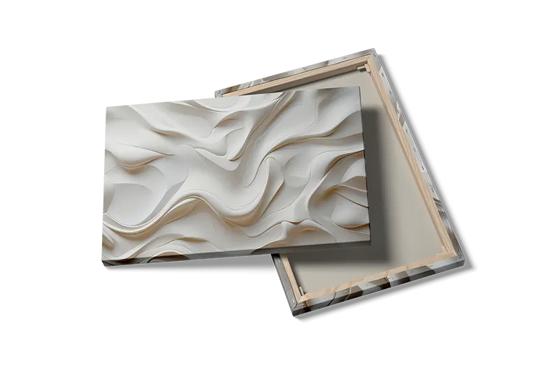 Creamy Flow Contours Plakat