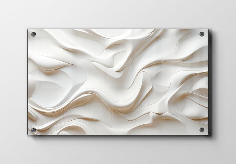 Creamy Flow Contours Plakat