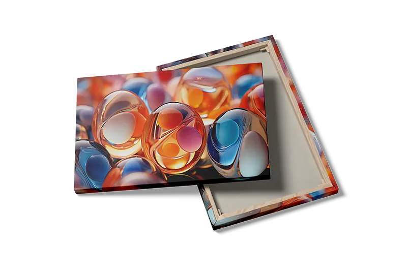 Orbital Color Spheres Plakat