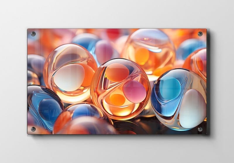 Orbital Color Spheres Plakat