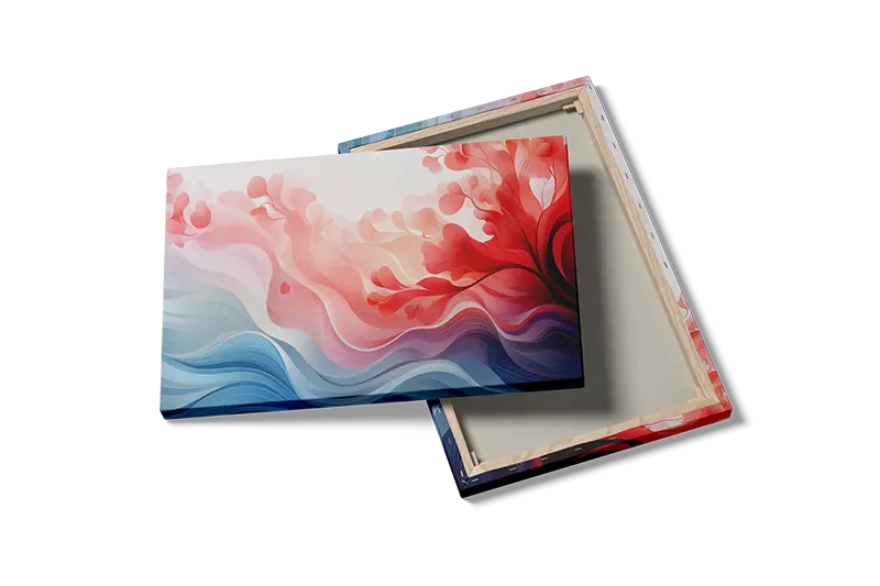 Coral Wave Flow Plakat
