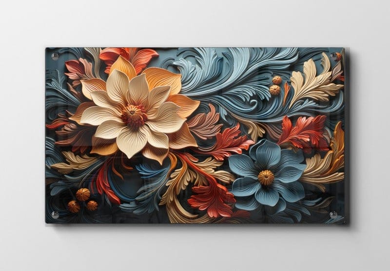 Ornate Floral Harmony Plakat