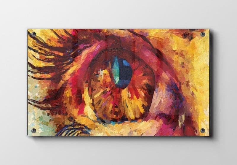 Vibrant Iris Expression Plakat