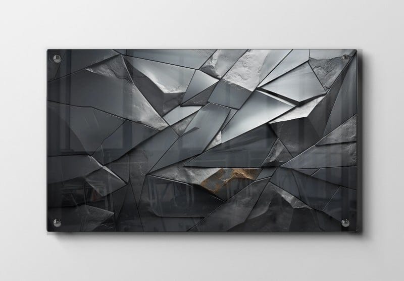 Fragmented Slate Composition Plakat