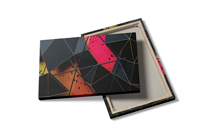 Fragmented Prism Layers Plakat