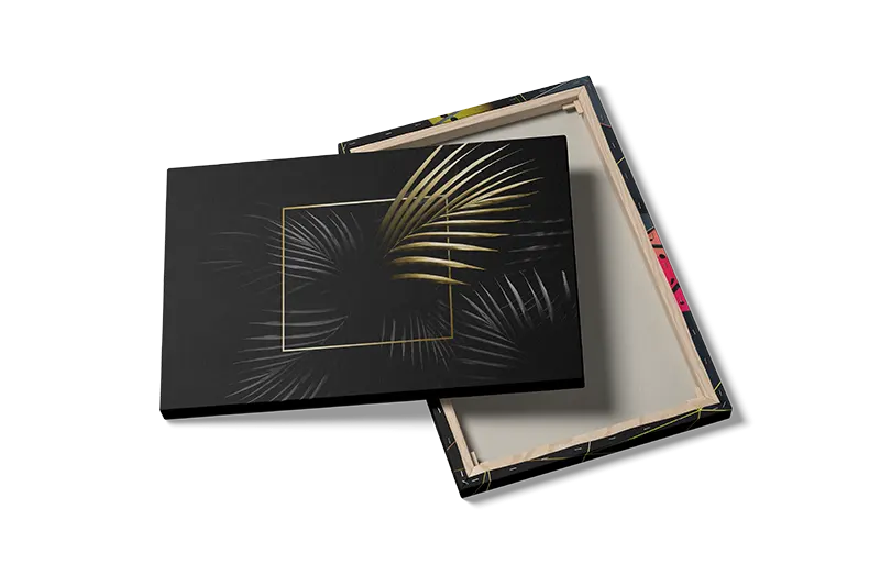 Golden Palm Silhouette Plakat