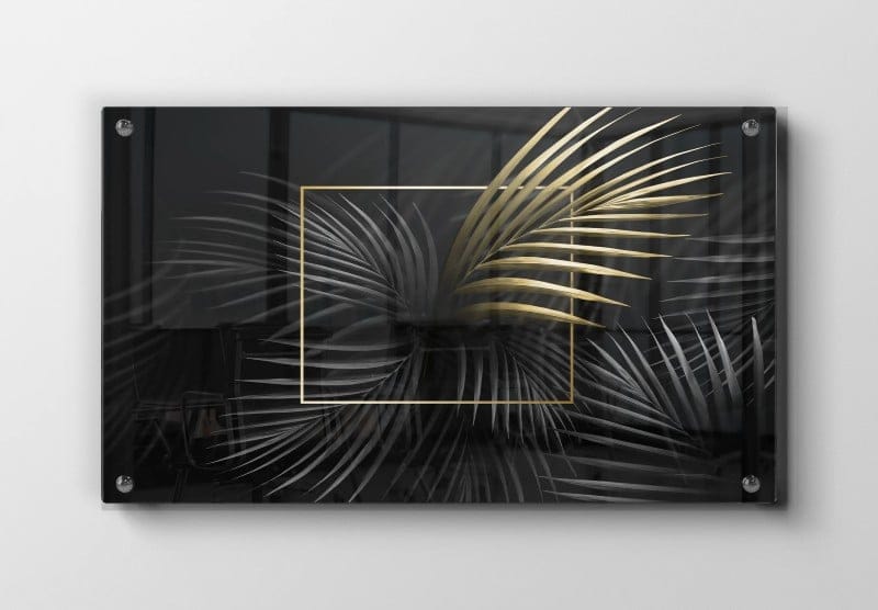 Golden Palm Silhouette Plakat