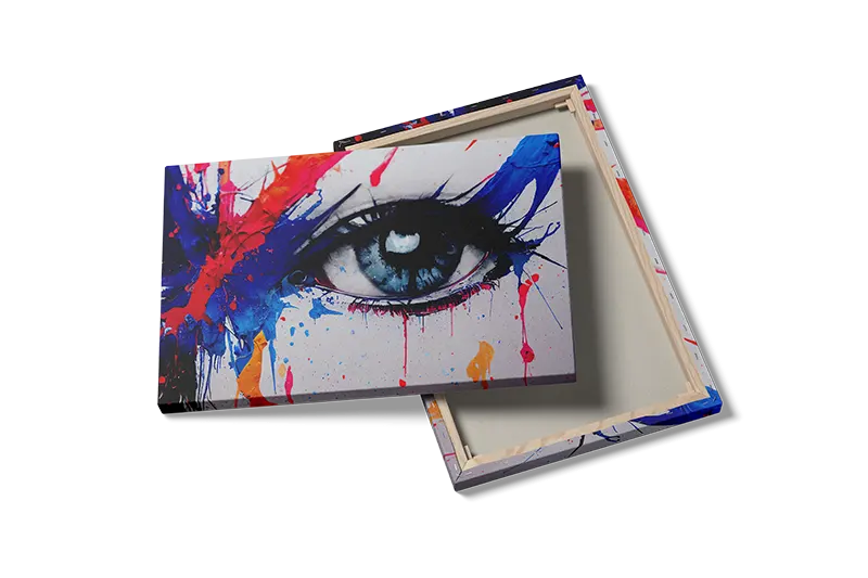Chromatic Eye Splash Plakat