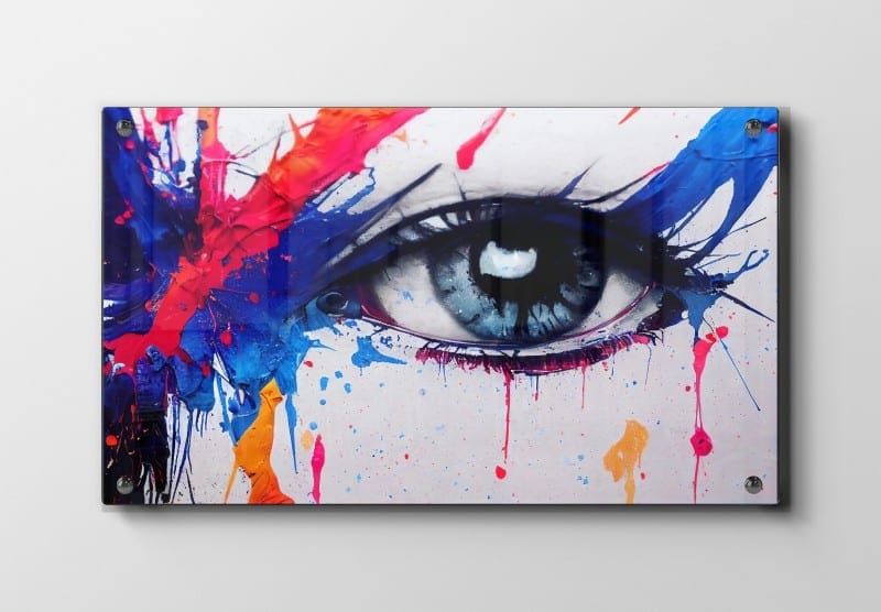 Chromatic Eye Splash Plakat