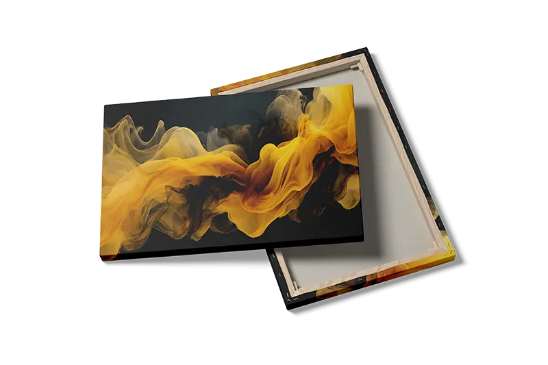 Golden Veil Flow Plakat