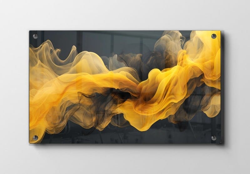 Golden Veil Flow Plakat