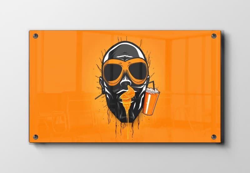 Bold Orange Expression Plakat