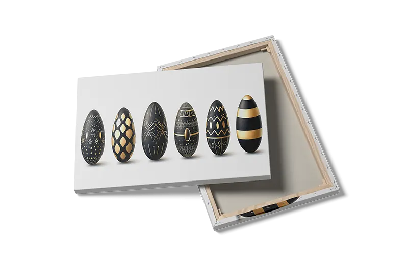 Golden Ethnic Patterns Plakat