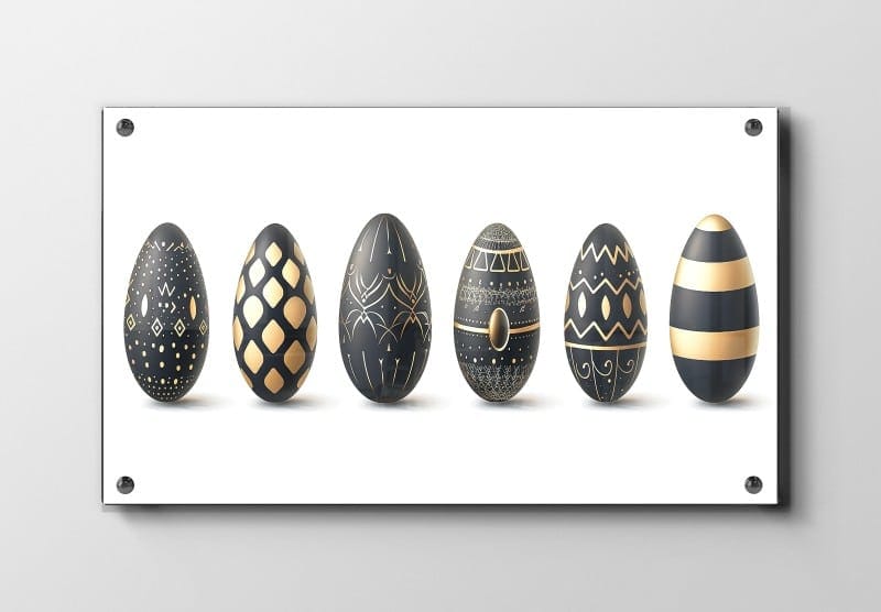Golden Ethnic Patterns Plakat