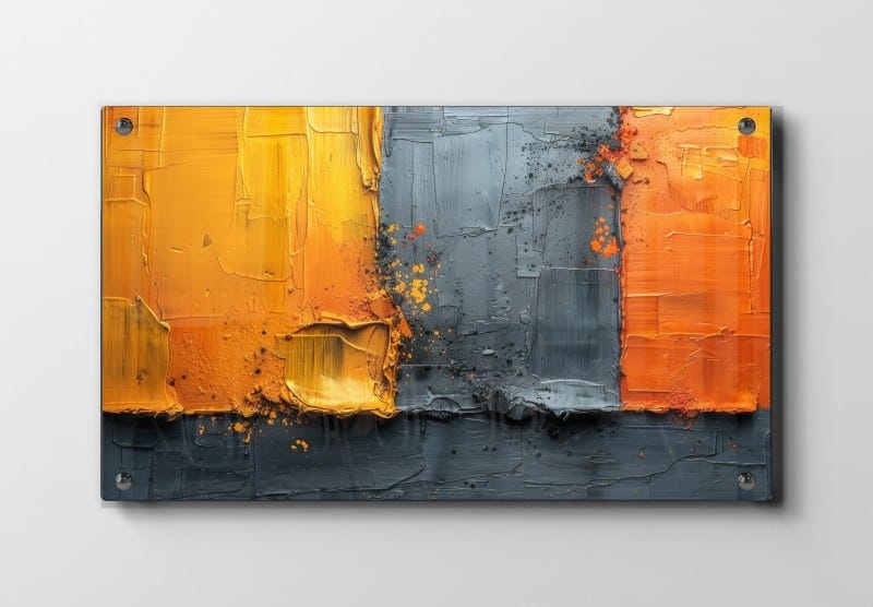 Amber Steel Layers Plakat