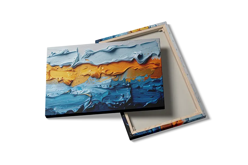 Aqua Flame Layers Plakat