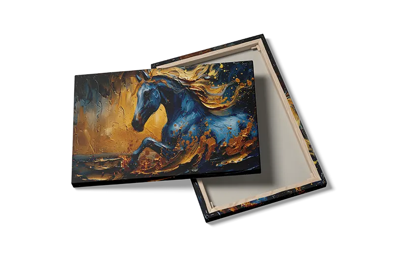 Golden Surge Stallion Plakat