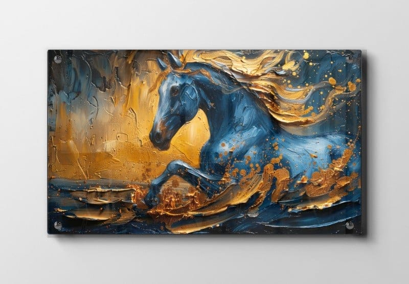 Golden Surge Stallion Plakat